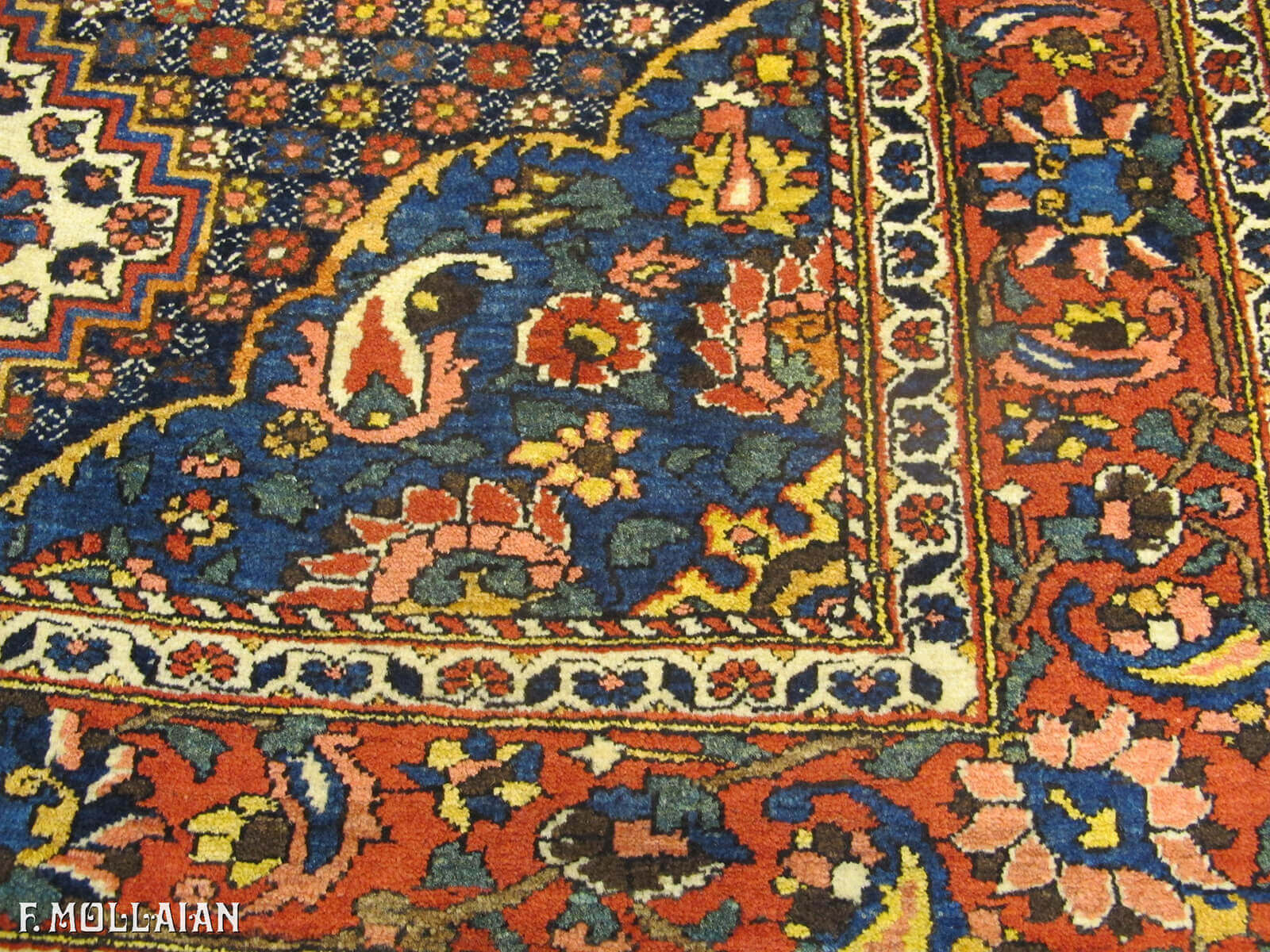 Teppich Persischer Antiker Bakhtiari Saman n°:23905162